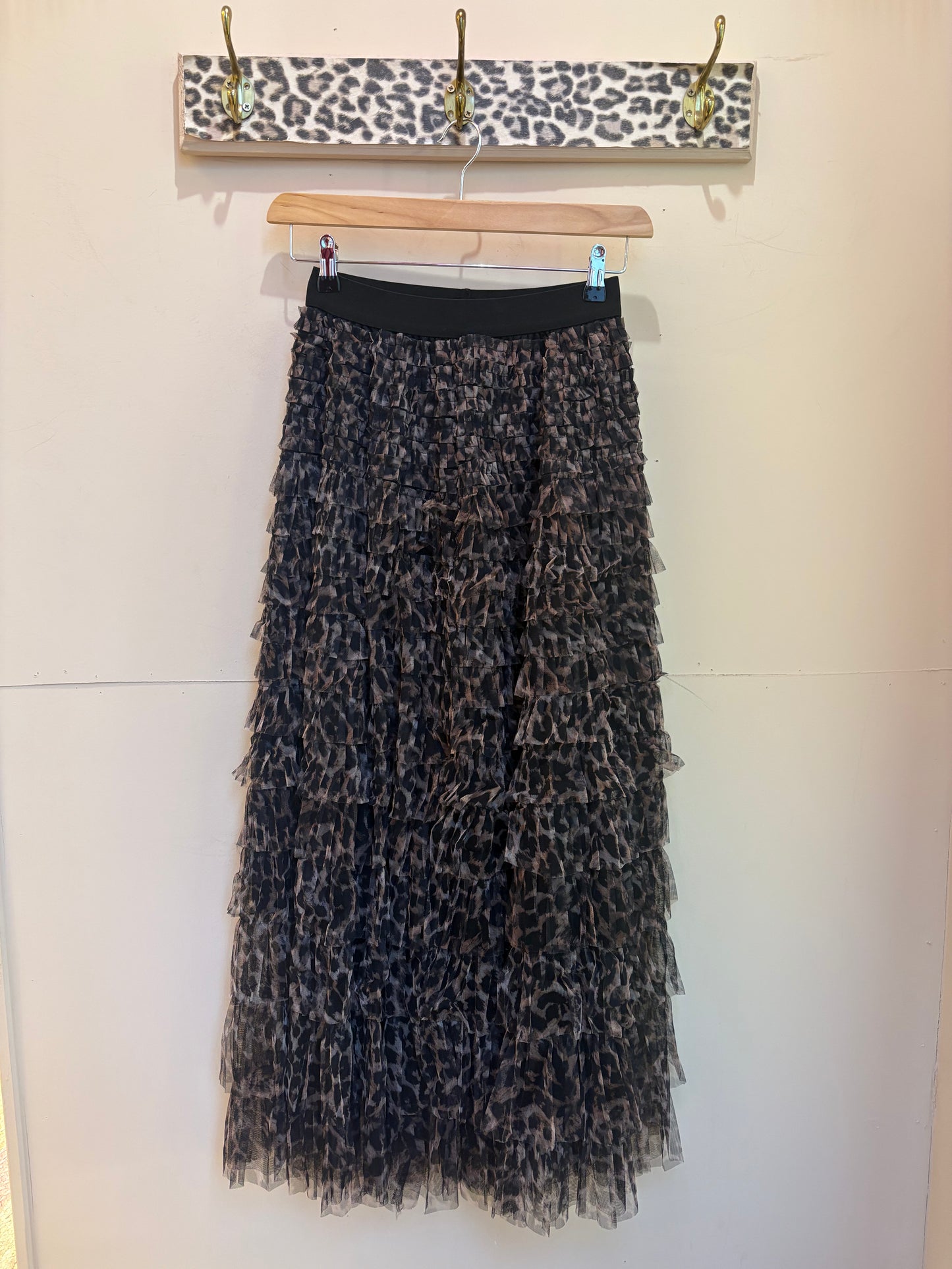 Tulle Frill Maxi Skirt