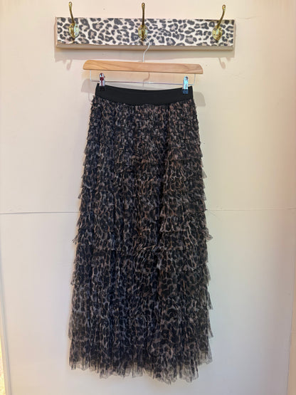 Tulle Frill Maxi Skirt