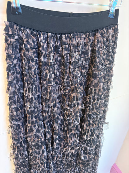 Tulle Frill Maxi Skirt