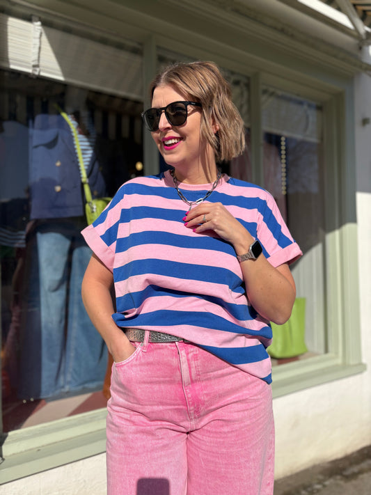 Striped Cotton T-Shirt