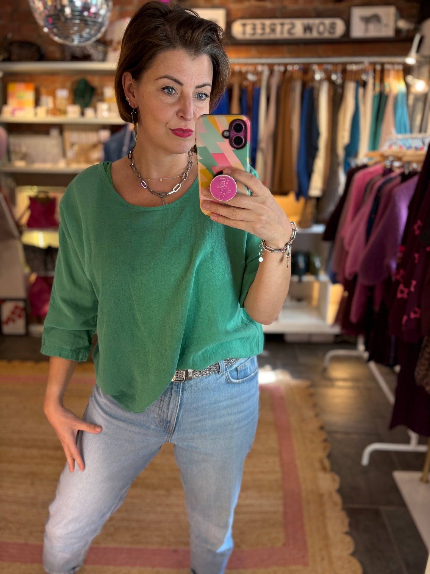 Cotton Linen Lightweight Top