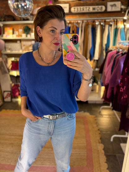 Cotton Linen Lightweight Top