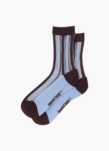 Striped Sheer Socks