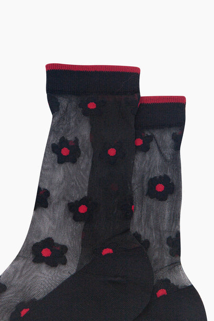 Daisy Sheer Socks