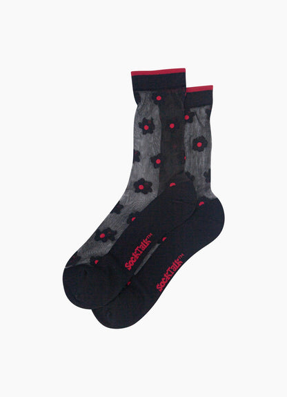 Daisy Sheer Socks