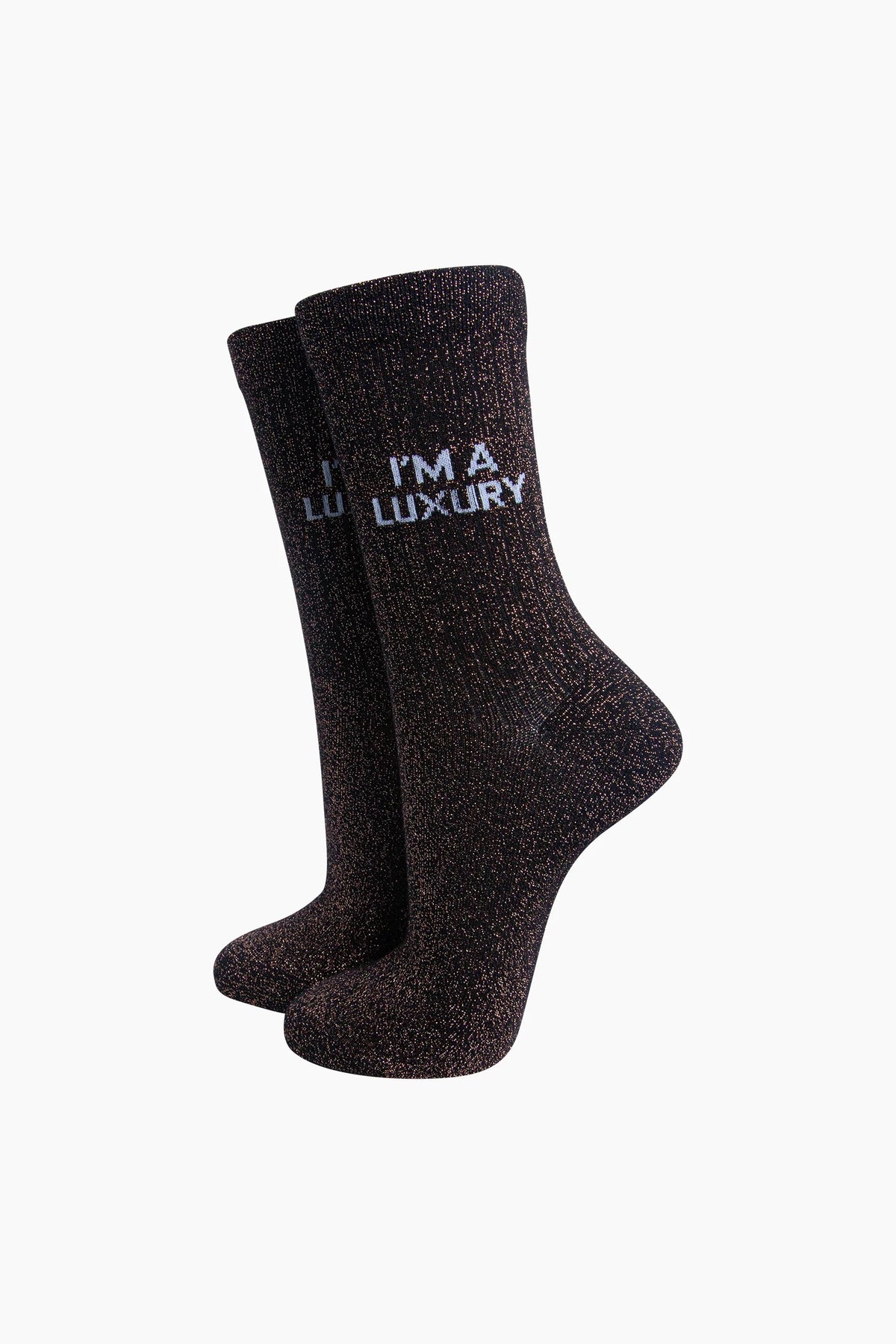 I'm a Luxury Glitter Socks