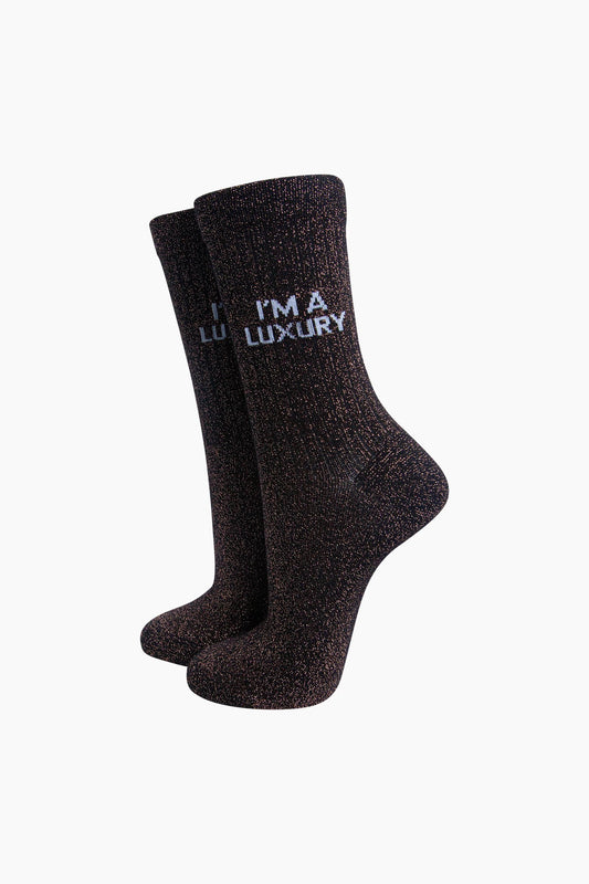 I'm a Luxury Glitter Socks