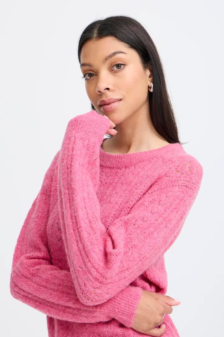 Pointelle Knit Jumper