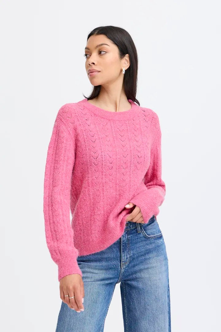 Pointelle Knit Jumper