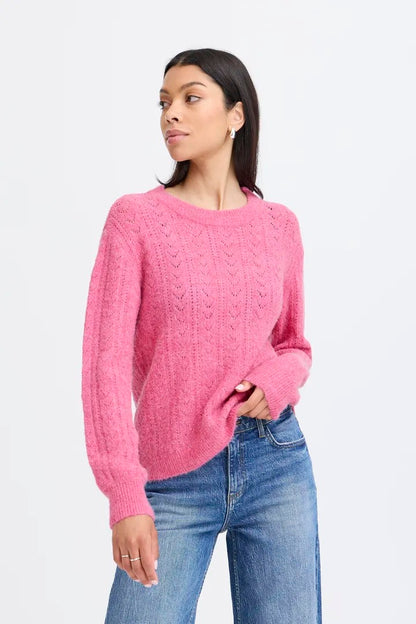 Pointelle Knit Jumper