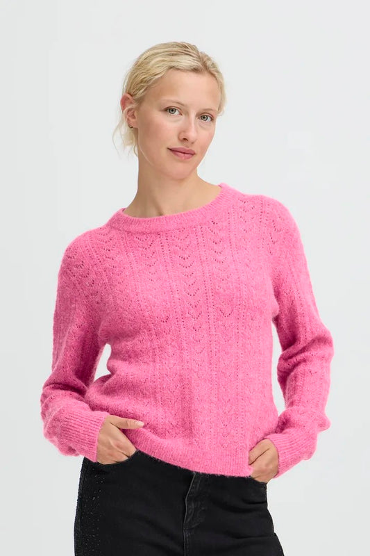 Pointelle Knit Jumper