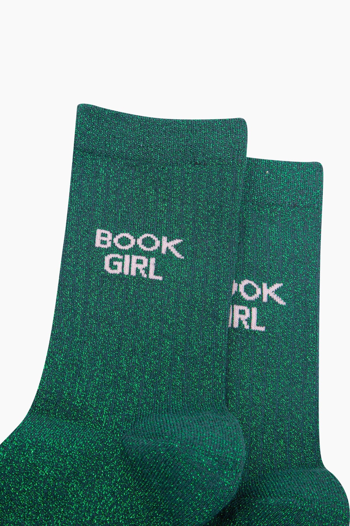 Book Girl Glitter Socks