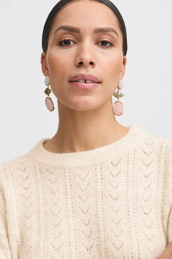 Pointelle Knit Jumper