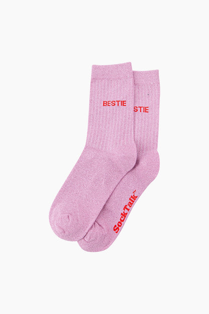 Bestie Glitter Socks