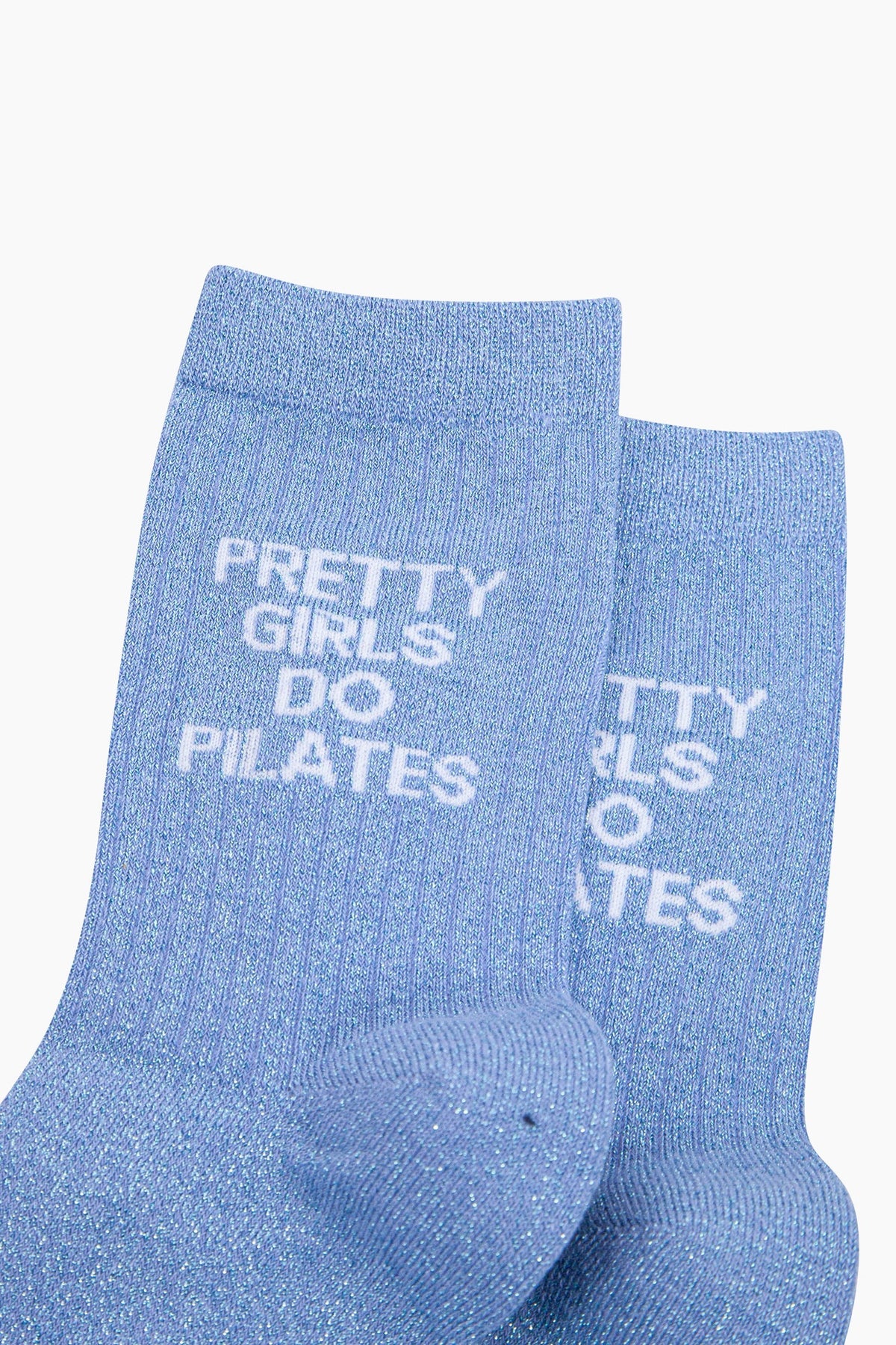Pretty Girls Do Pilates Glitter Socks