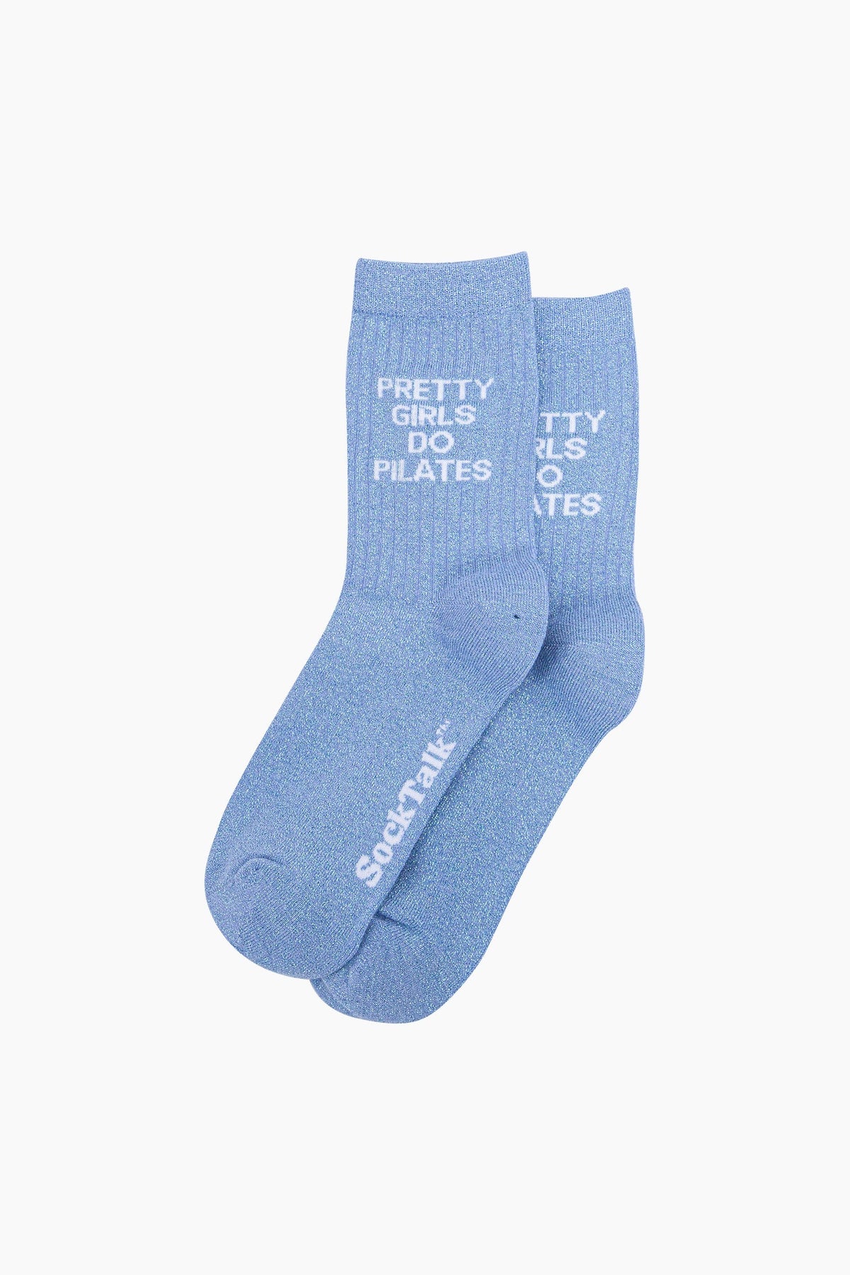 Pretty Girls Do Pilates Glitter Socks