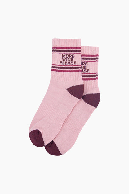 More Wine Please Organic Cotton Socks
