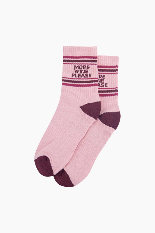 More Wine Please Organic Cotton Socks