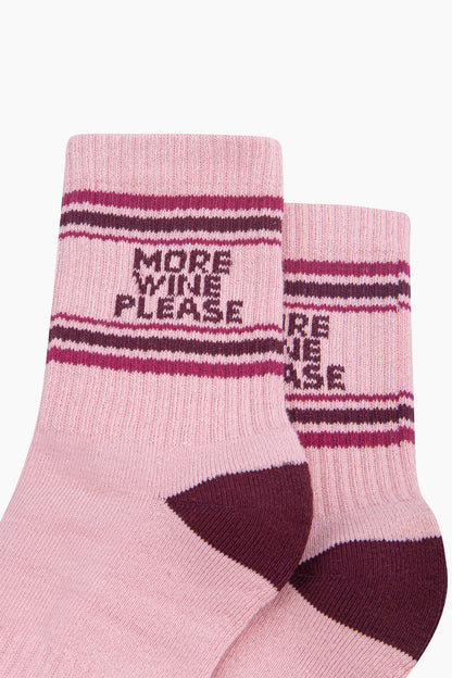 More Wine Please Organic Cotton Socks