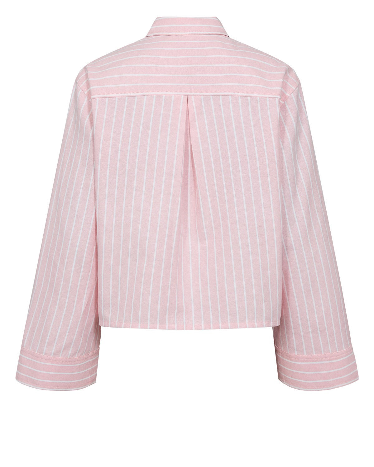Pin Stripe Cropped Shirt