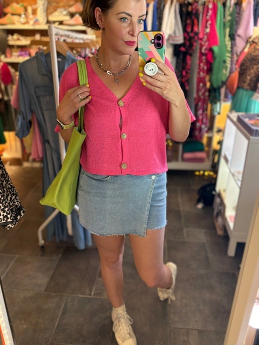 Blue Denim Skort