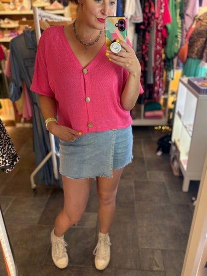 Blue Denim Skort