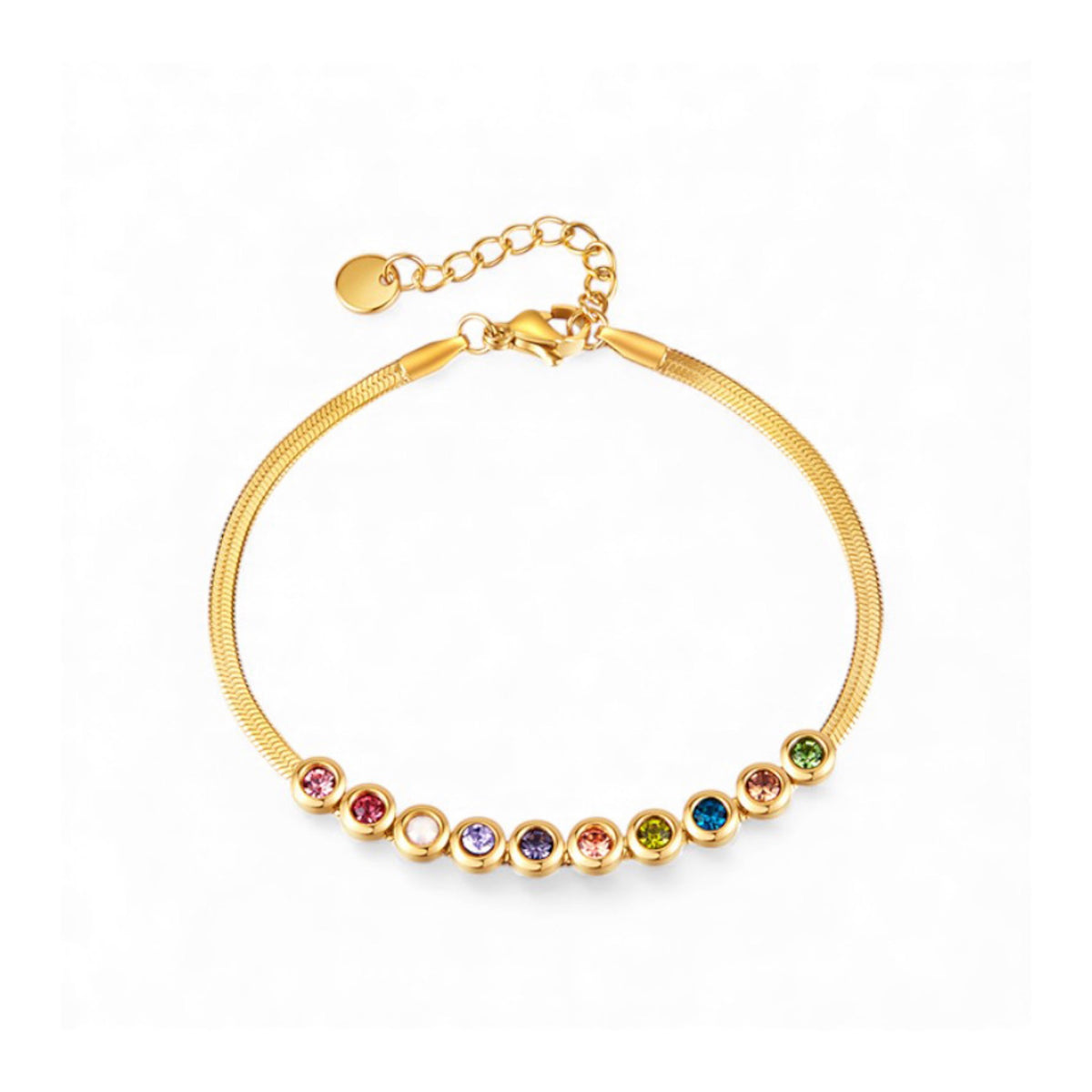 Rainbow Gem Bracelet