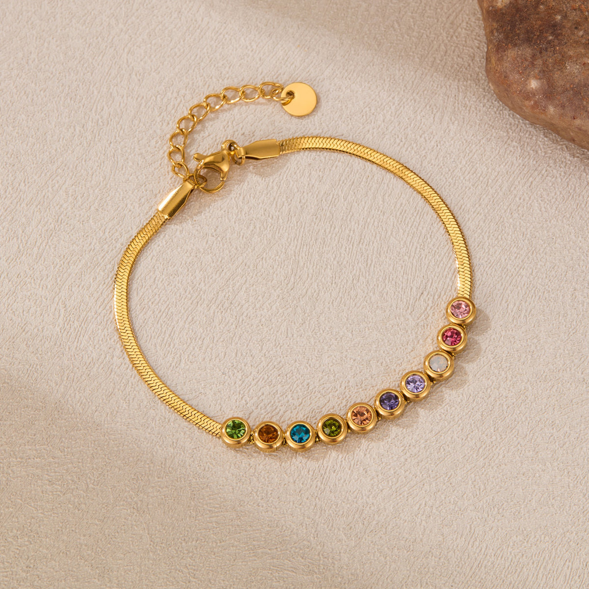 Rainbow Gem Bracelet