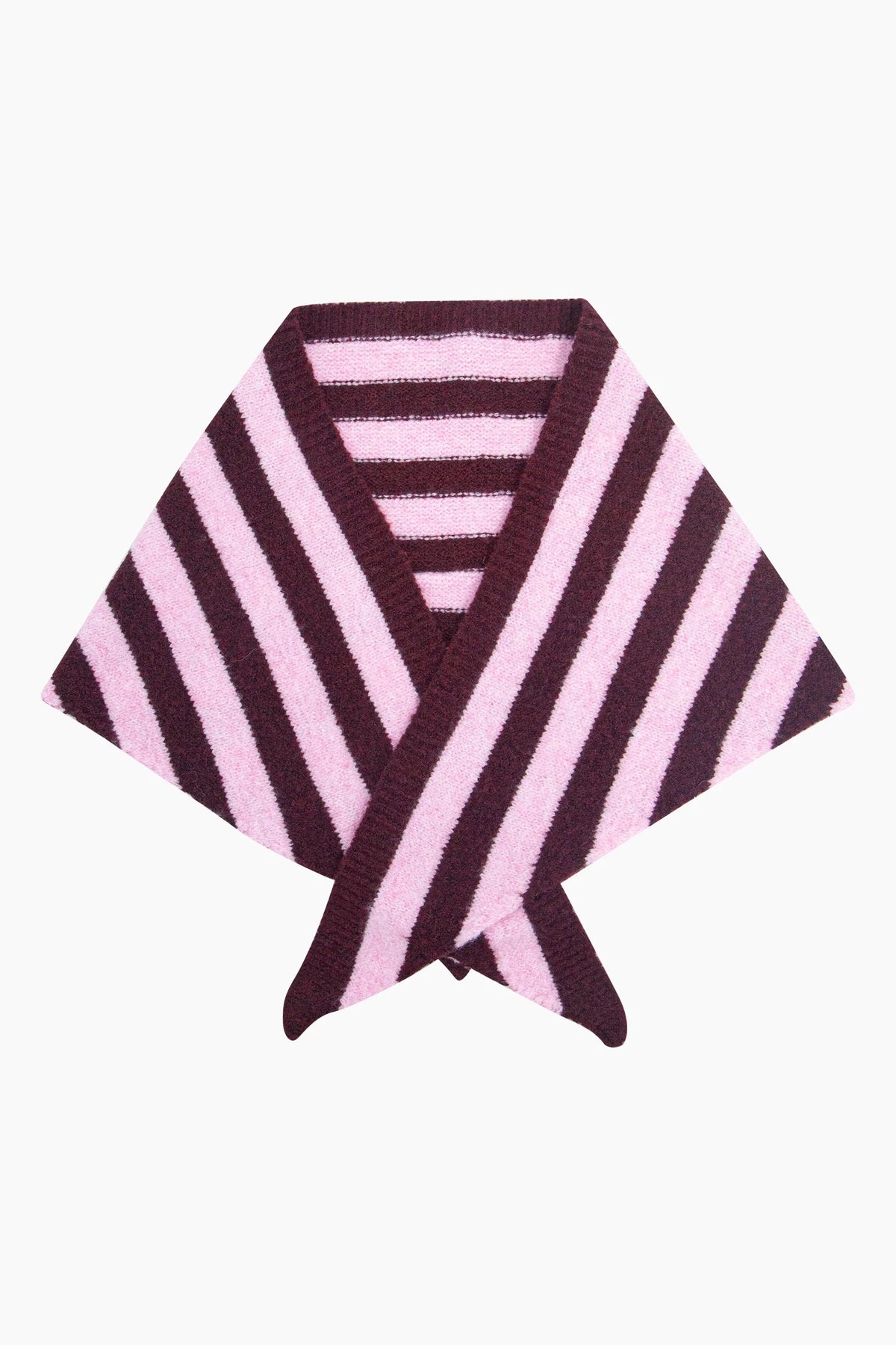 Striped Triangle Scarf
