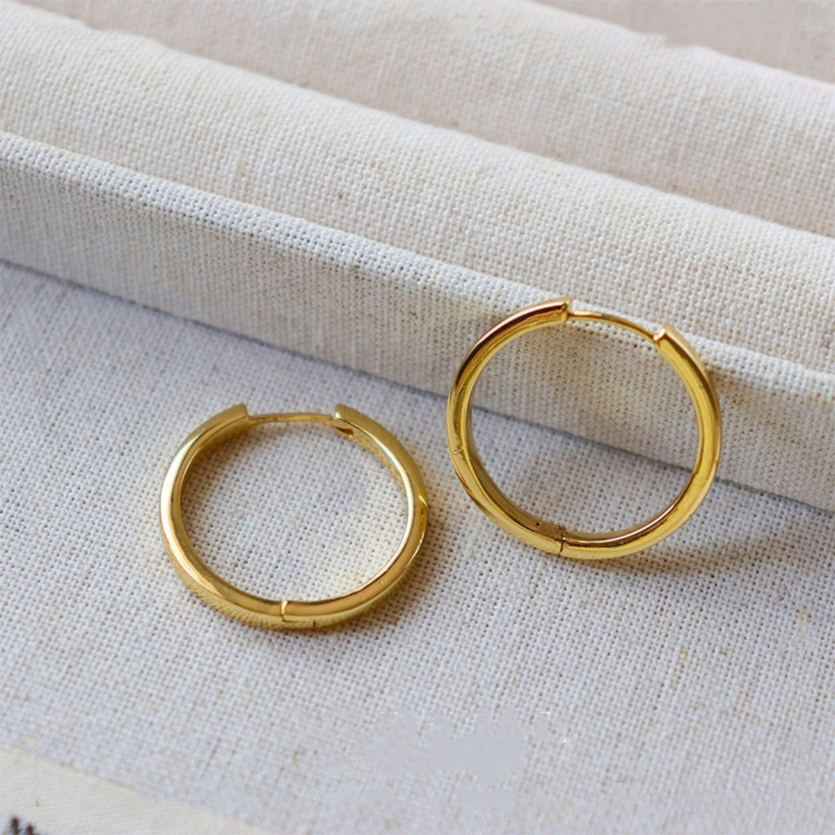 Plain Hoop Earrings