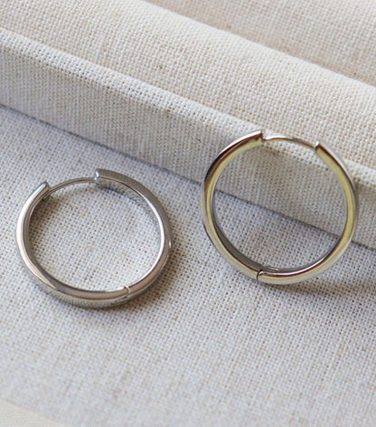Plain Hoop Earrings