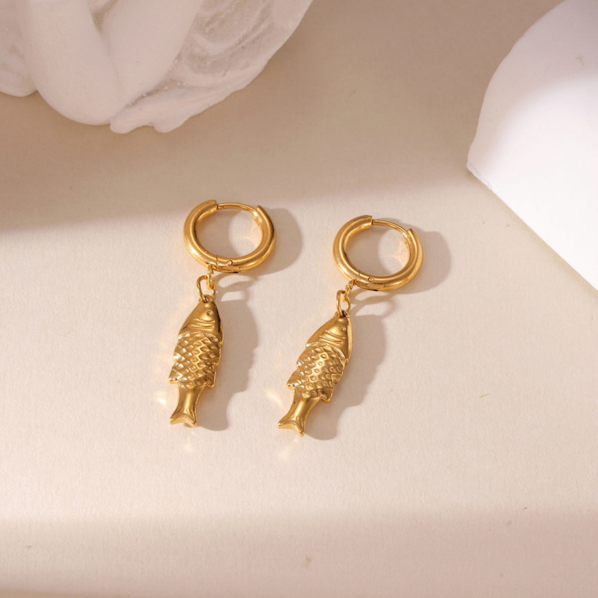 Fish Drop Earrings