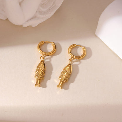 Fish Drop Earrings