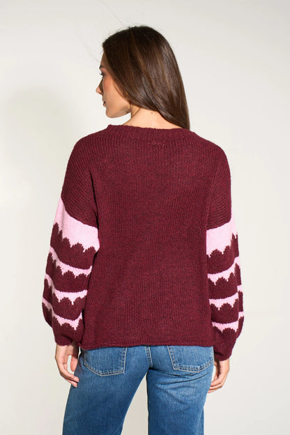 Scallop Sleeve Cosy Jumper