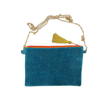 Embroidered Tattoo Crossbody Bag