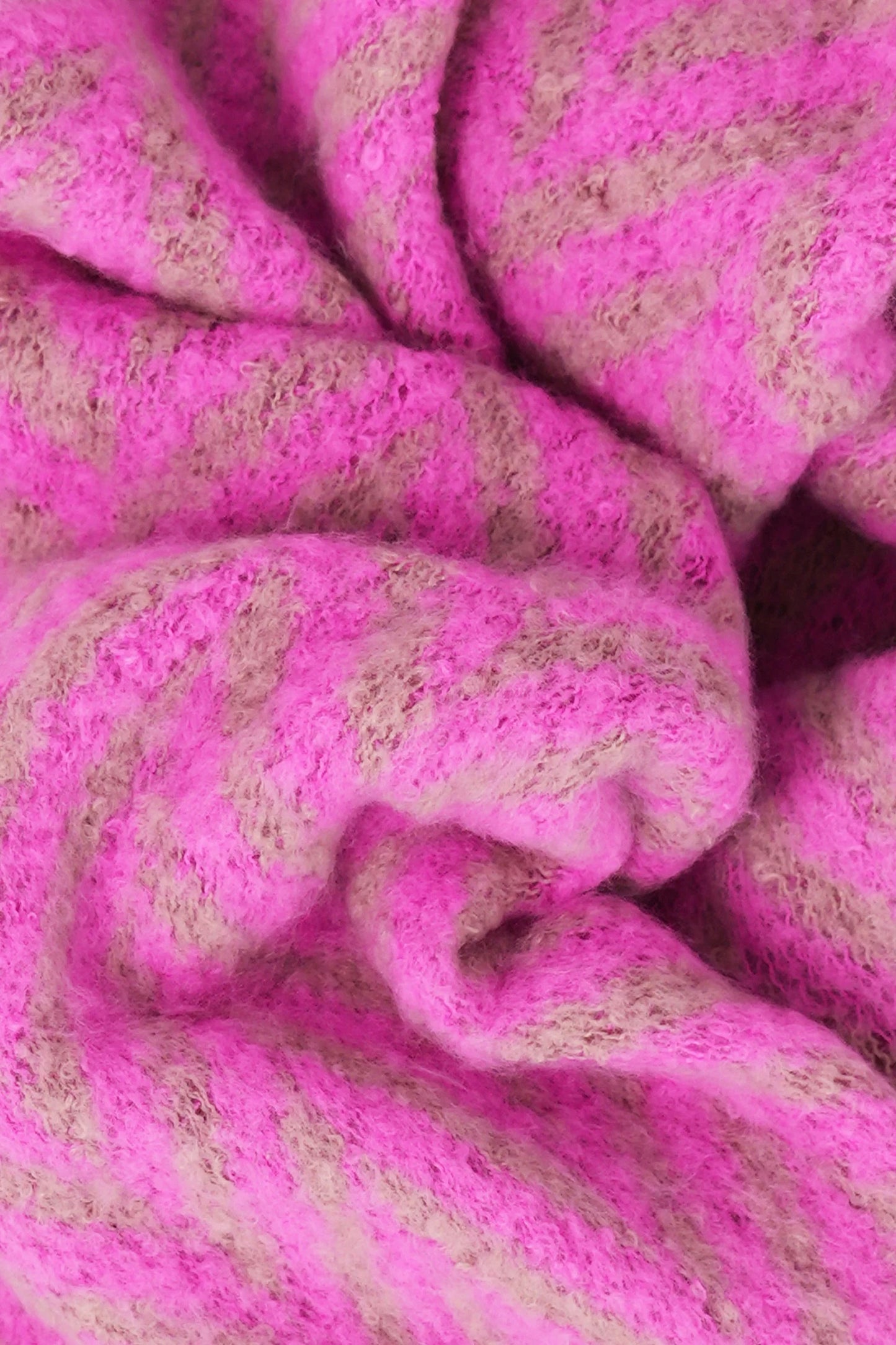 Chevron Asymmetric Snuggle Scarf | Pink