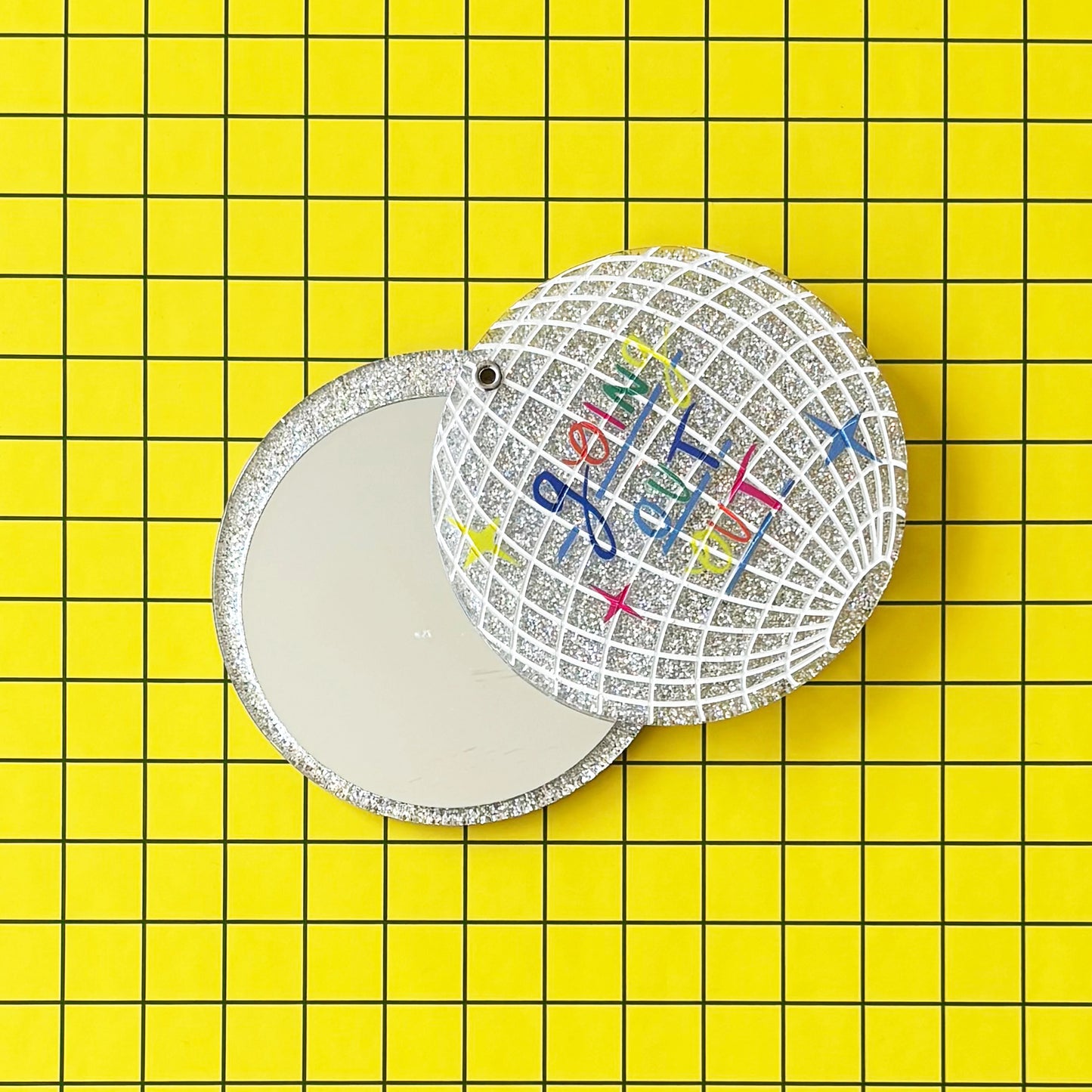 Going Out Out Compact Mirror