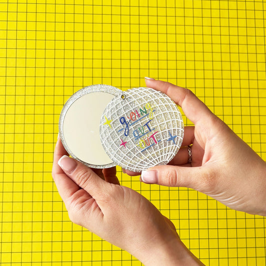 Going Out Out Compact Mirror