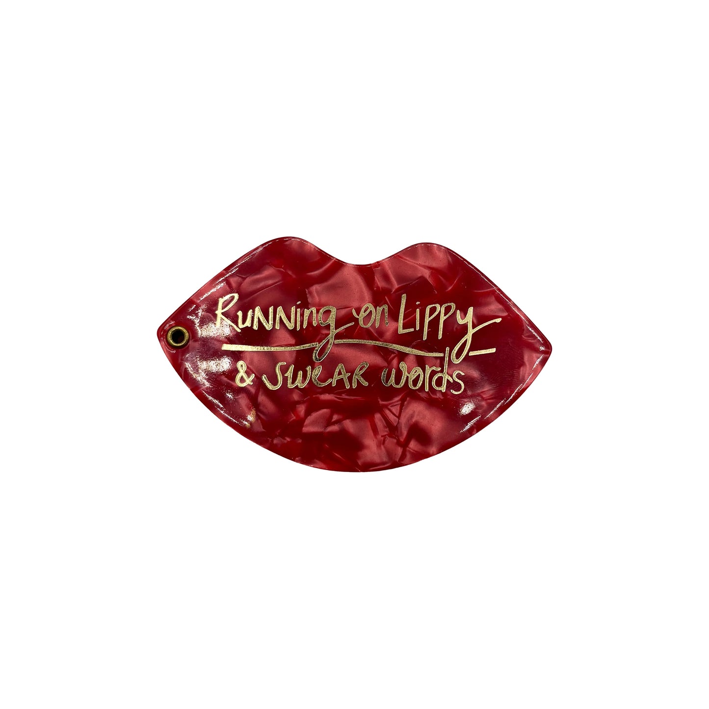Running on Lippy & Swear Words Compact Mirror