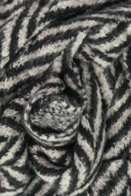 Monochrome Chevron Scarf