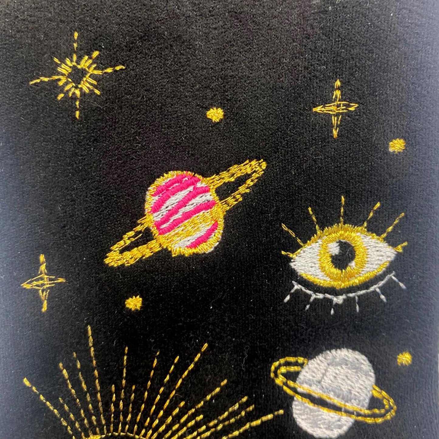 Embroidered Celestial Gloves