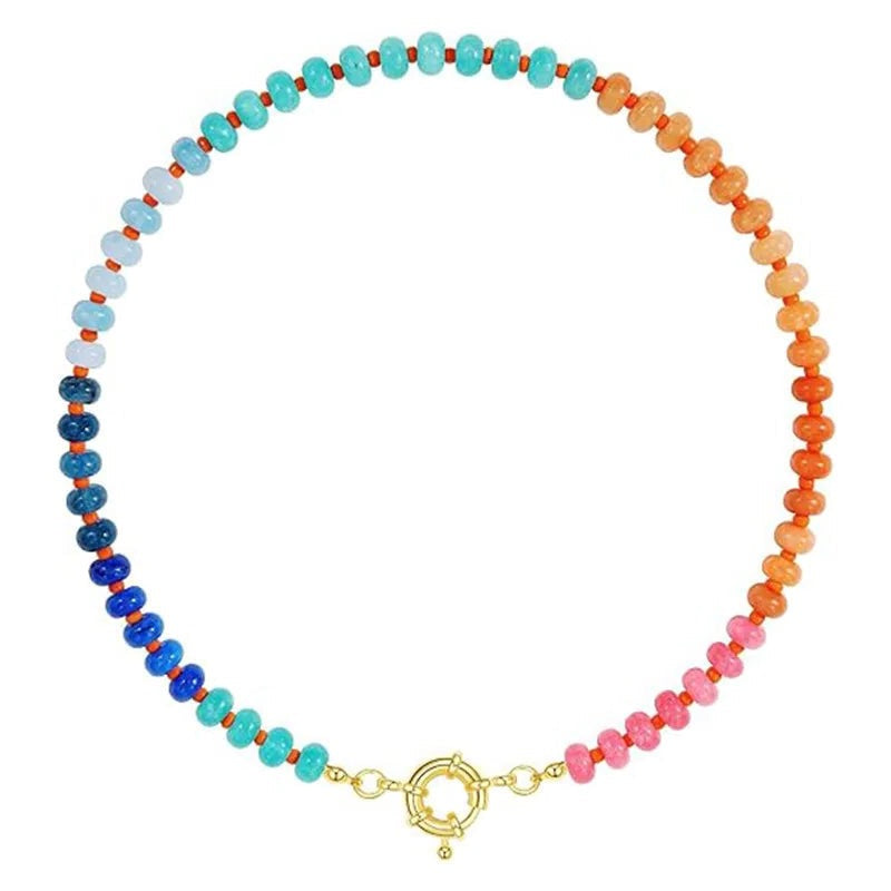 Plain Candy Bead Necklace