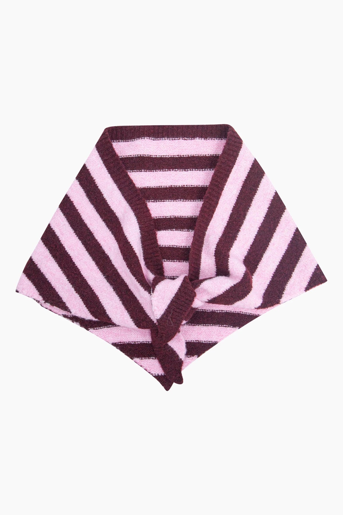 Striped Triangle Scarf