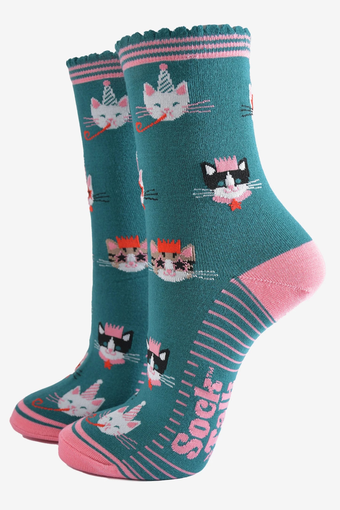 Party Cats Bamboo Socks