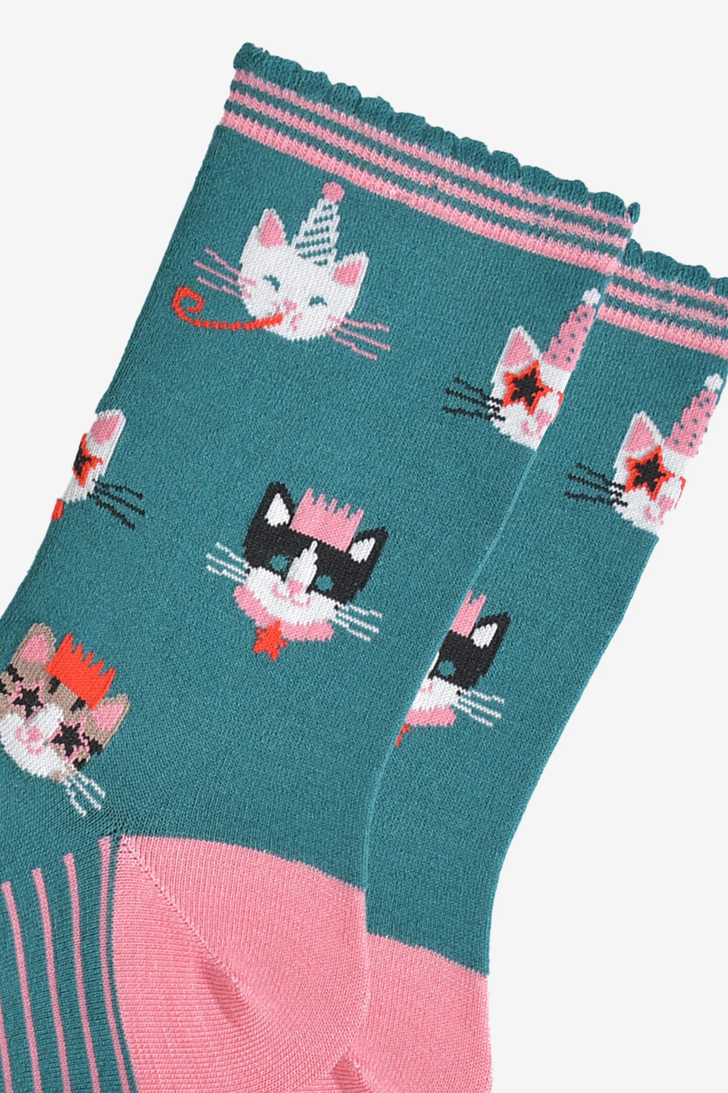 Party Cats Bamboo Socks