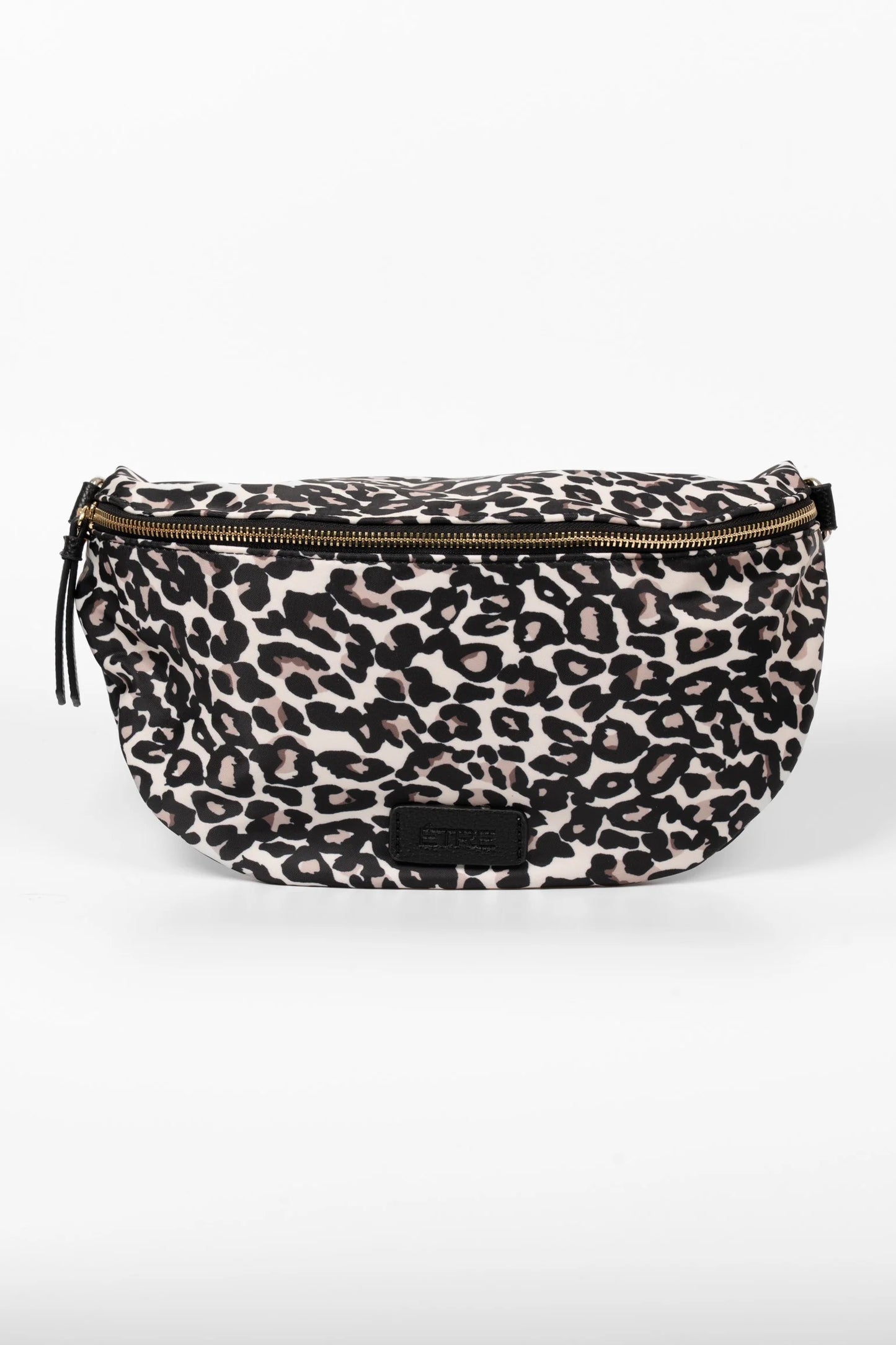 Leopard Print Crossbody Moon Bag