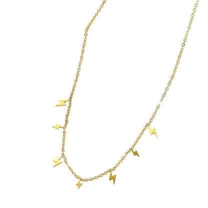 Delicate Mini Lightening Bolts Necklace