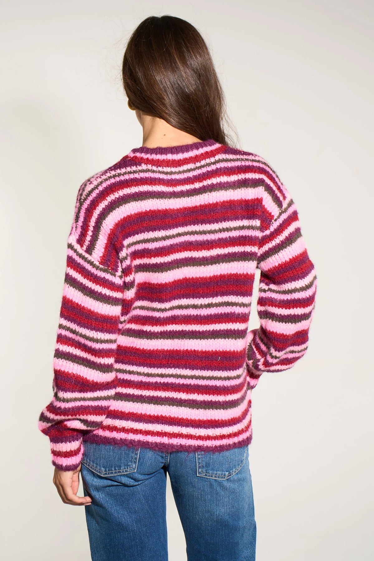 Striped Knit Cosy Jumper