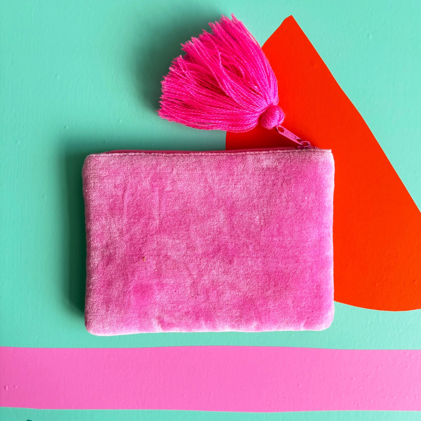 Queen Bitch Velvet Purse Pouch