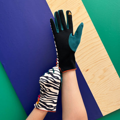 Zebra Print Gloves